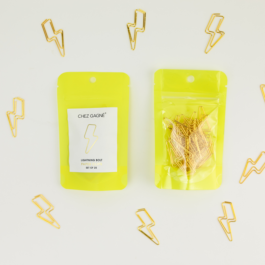 Paper Clip Pack - Lightning Bolt Pack of 25
