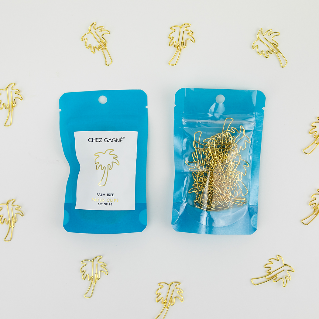 Paper Clip Pack - Palm Tree Pack of 25