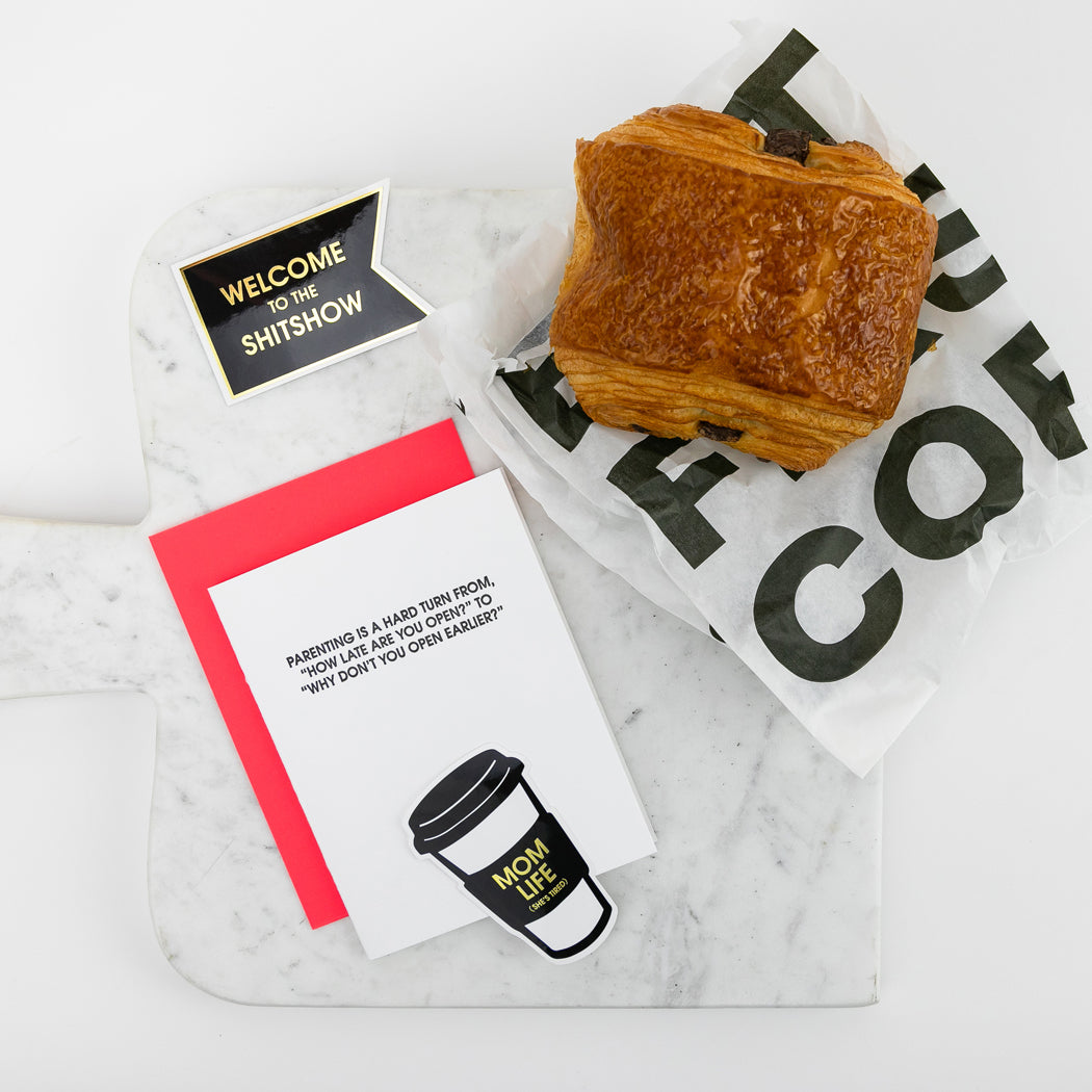 Mom Life (She's Tired)- Vinyl Sticker