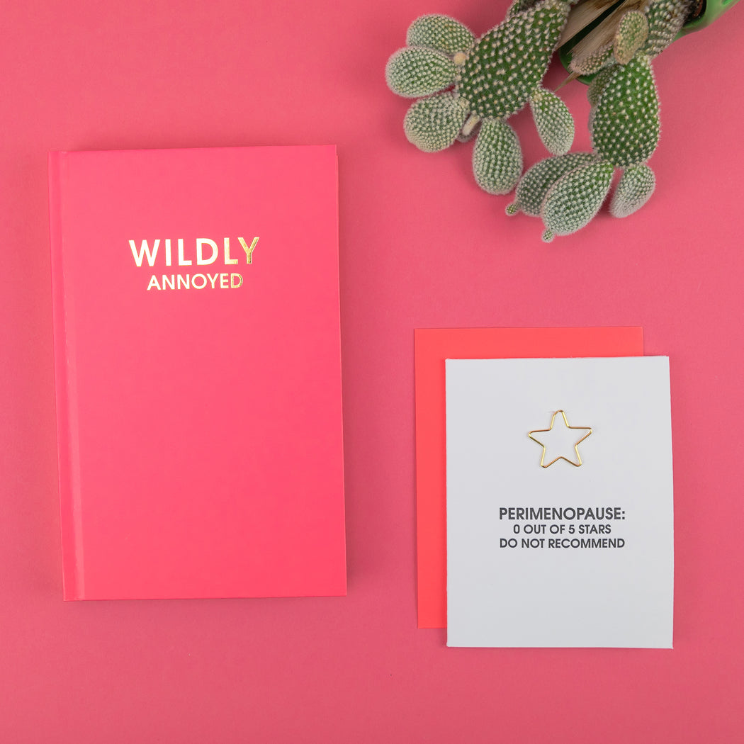 Wildly Annoyed - Hot Pink Hardcover Journal