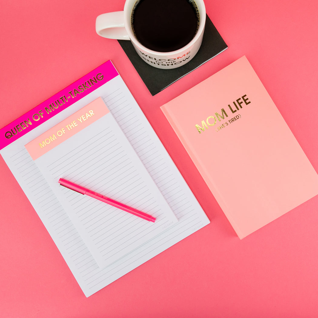 Queen Of Multi-Tasking - Large Memo Lined Notepad