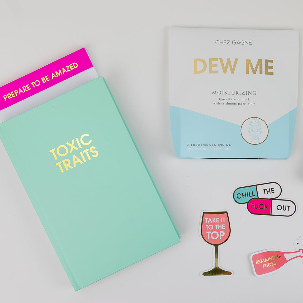 Toxic Traits - Sea Foam Green Hardcover Journal