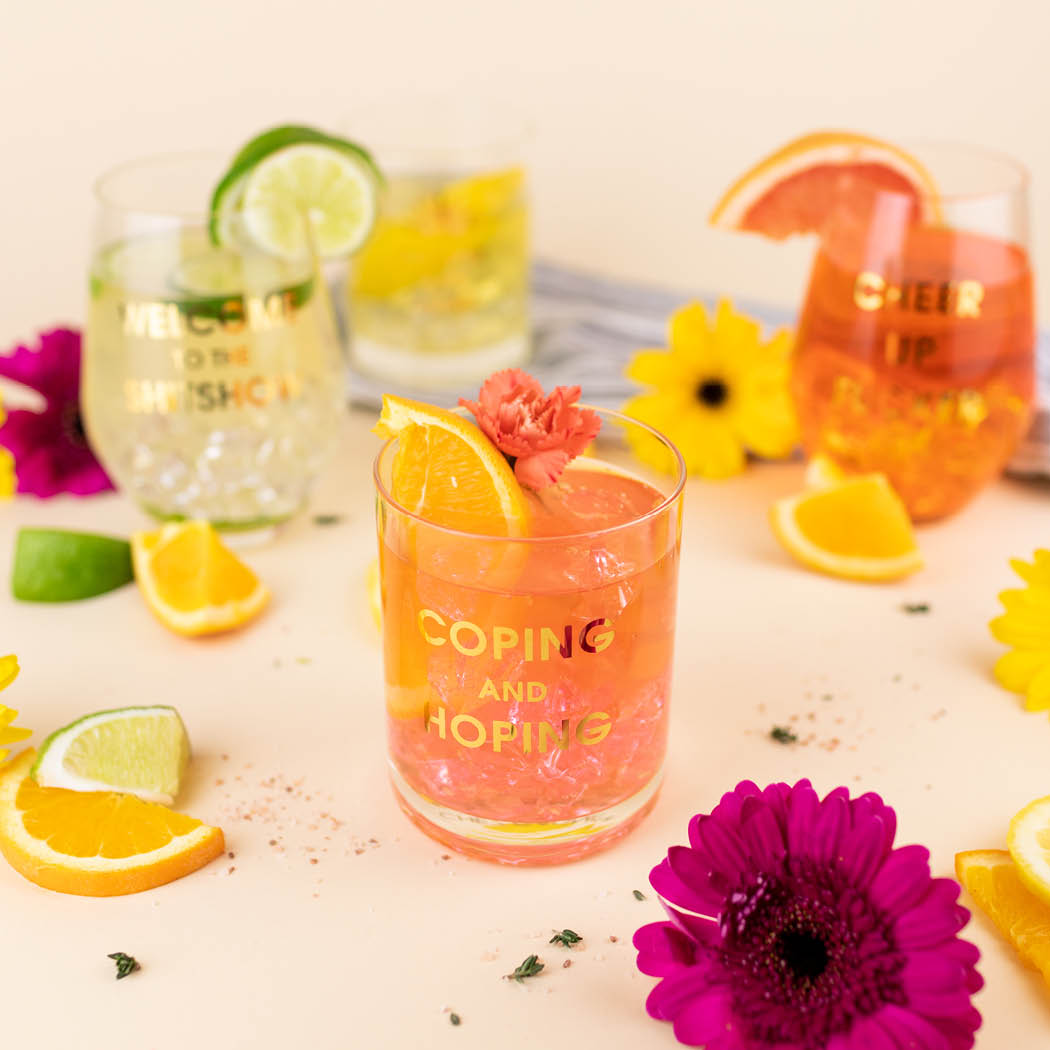 Coping and Hoping - Rocks Glass