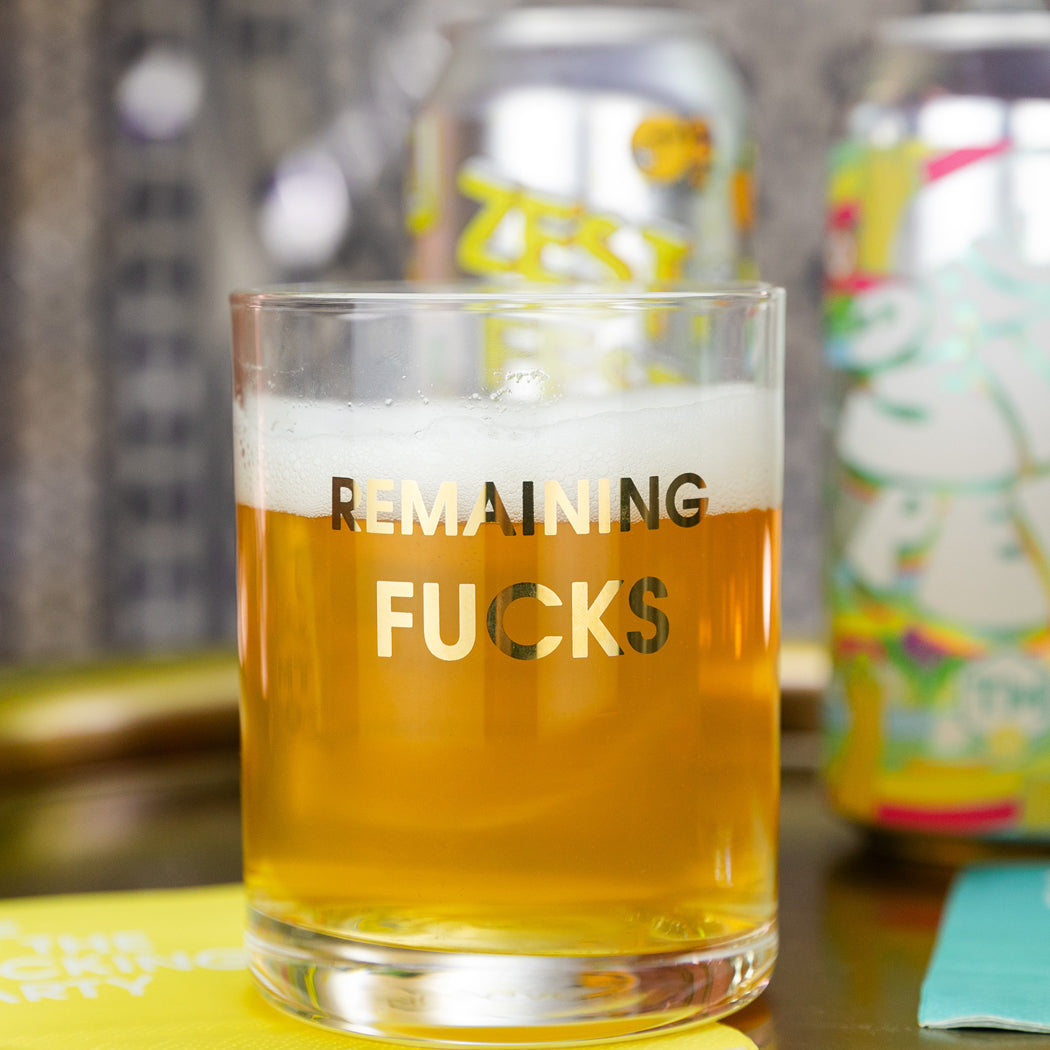 Remaining Fucks - Rocks Glass