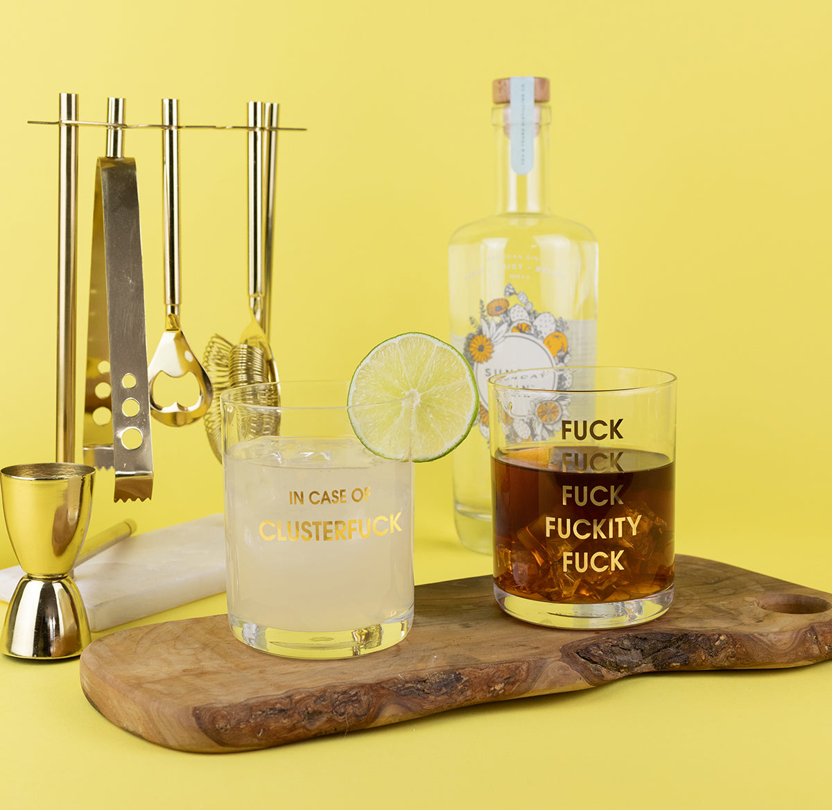 In Case Of Clusterfuck - Rocks Glass