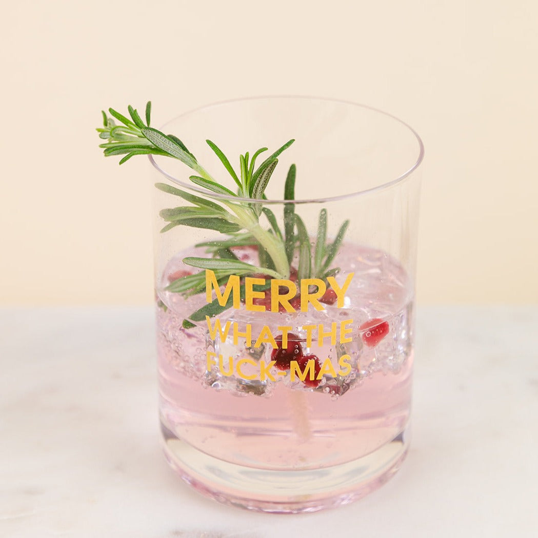 Merry What The Fuck-Mas - Rocks Glass