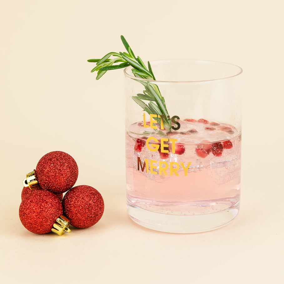 Let's Get Merry - Rocks Glass