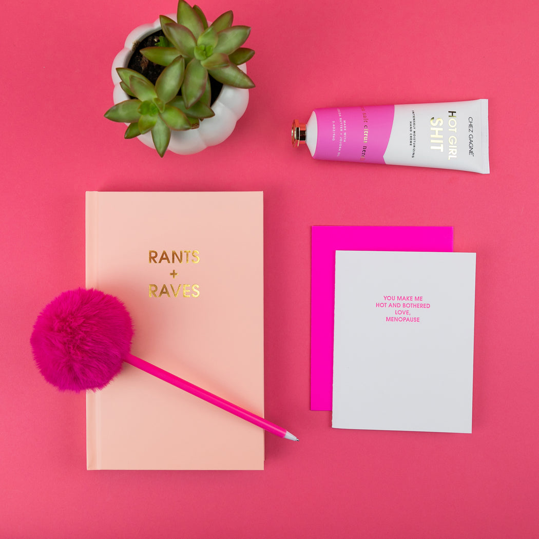 Rants + Raves - Mimosa Orange Hardcover Journal