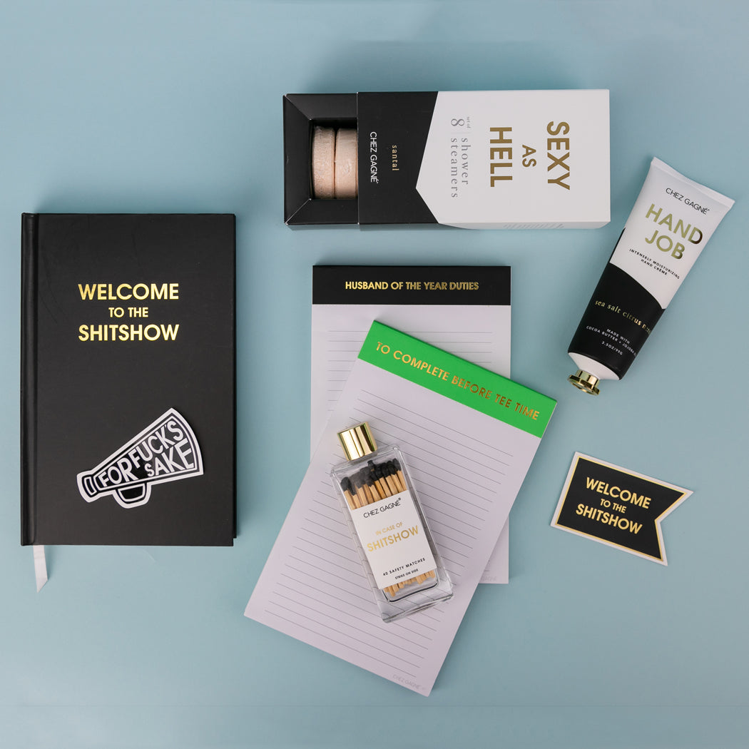 Welcome to the Shitshow - Black Hardcover Journal