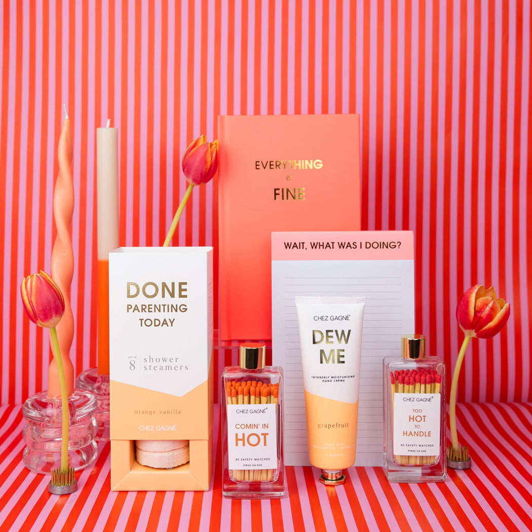 Coming In Hot - Glass Bottle Safety Matches