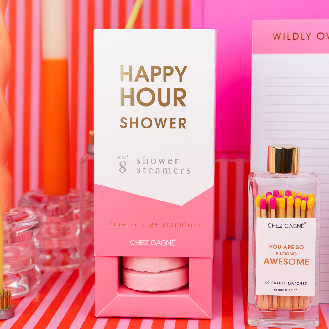 Happy Hour Shower - Shower Steamers - Blood Orange Grapefruit