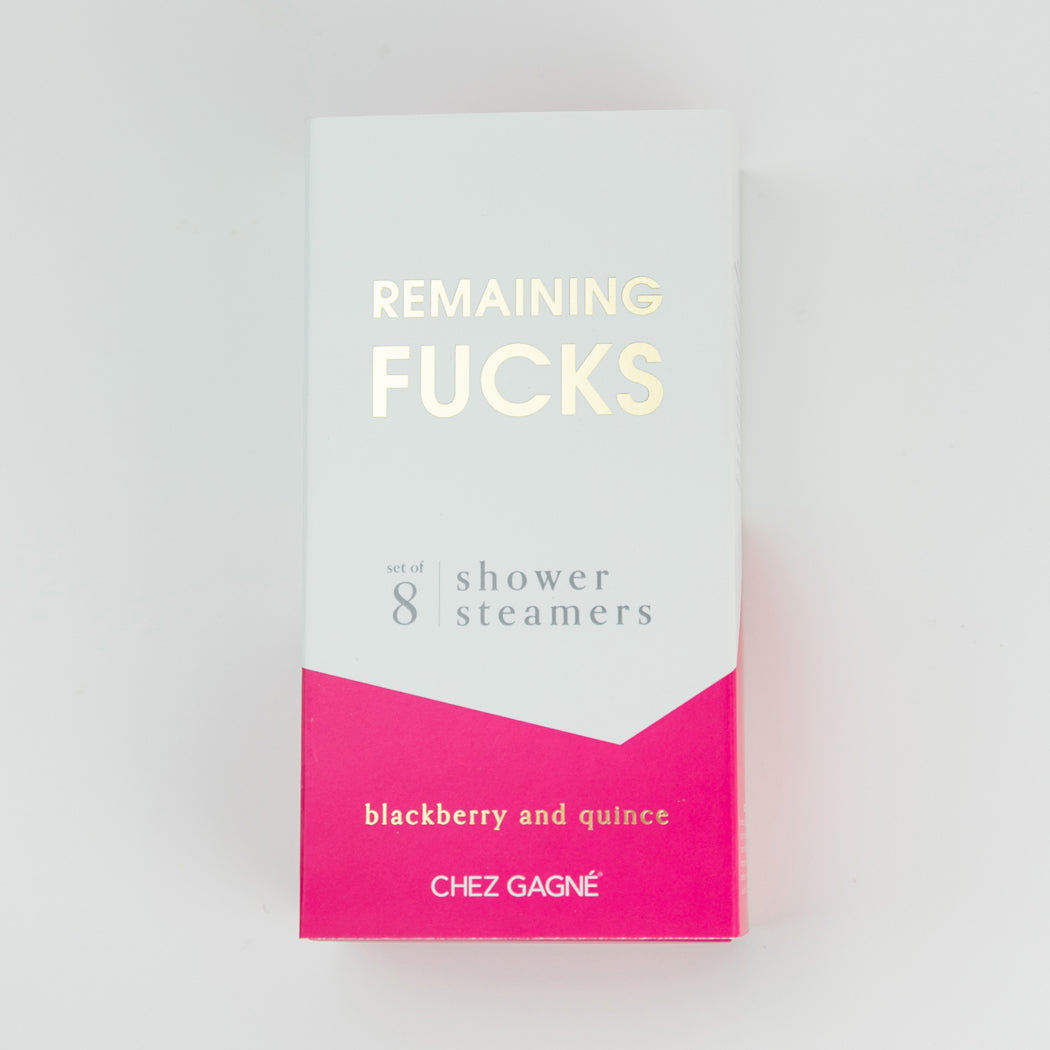 Remaining Fucks - Shower Steamers - Blackberry and Quince