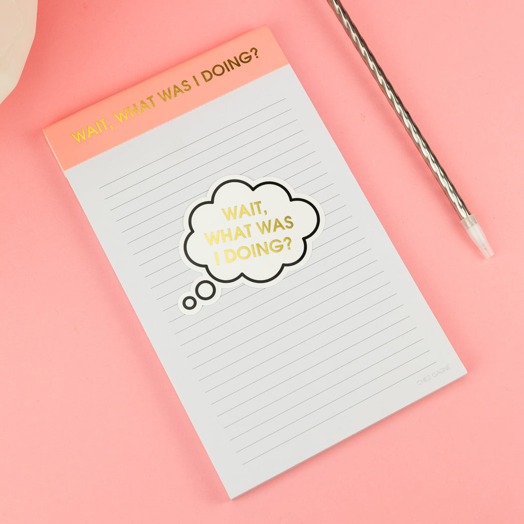 Wait, What Was I Doing? - Thought Bubble - Vinyl Sticker