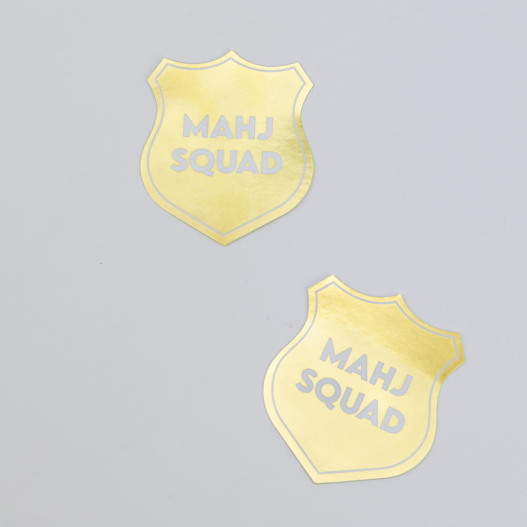 Mahj Squad - Mahjong - Funny Vinyl Sticker
