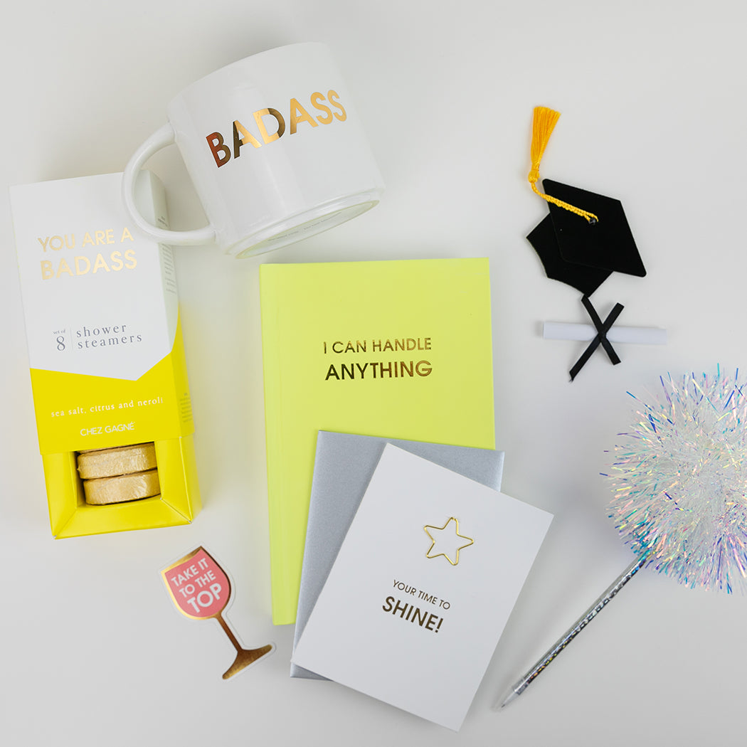 Your Time to Shine - Star Paper Clip Letterpress Card