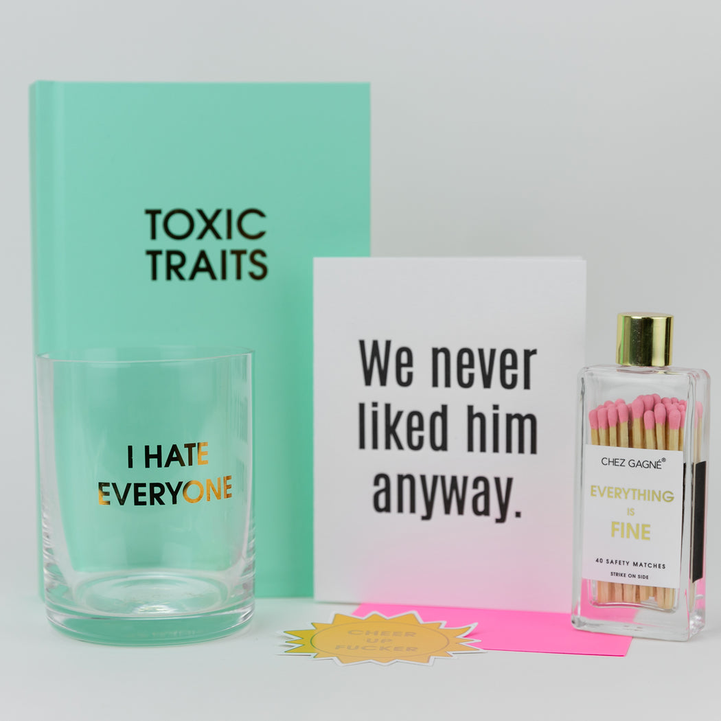 Toxic Traits - Sea Foam Green Hardcover Journal