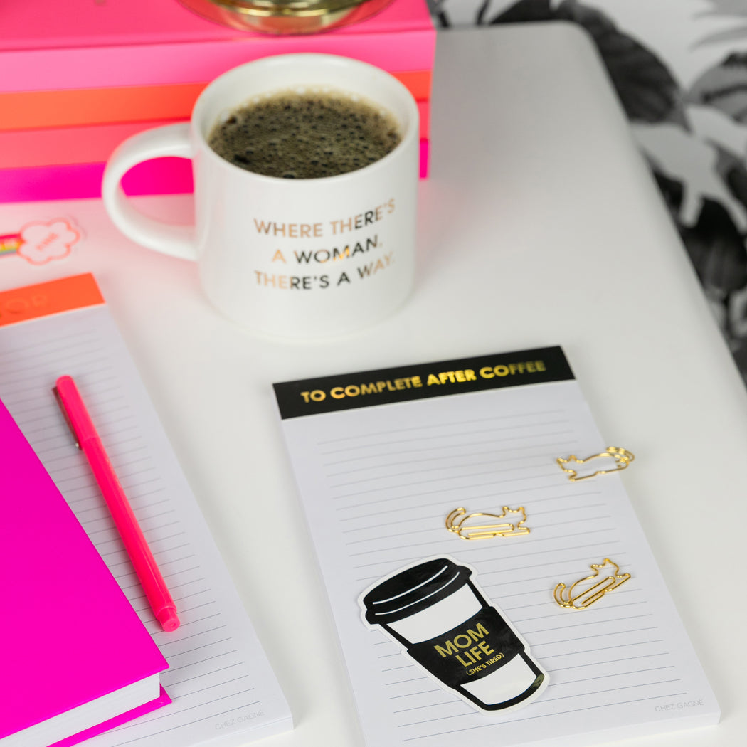 Mom Life (She's Tired)- Vinyl Sticker