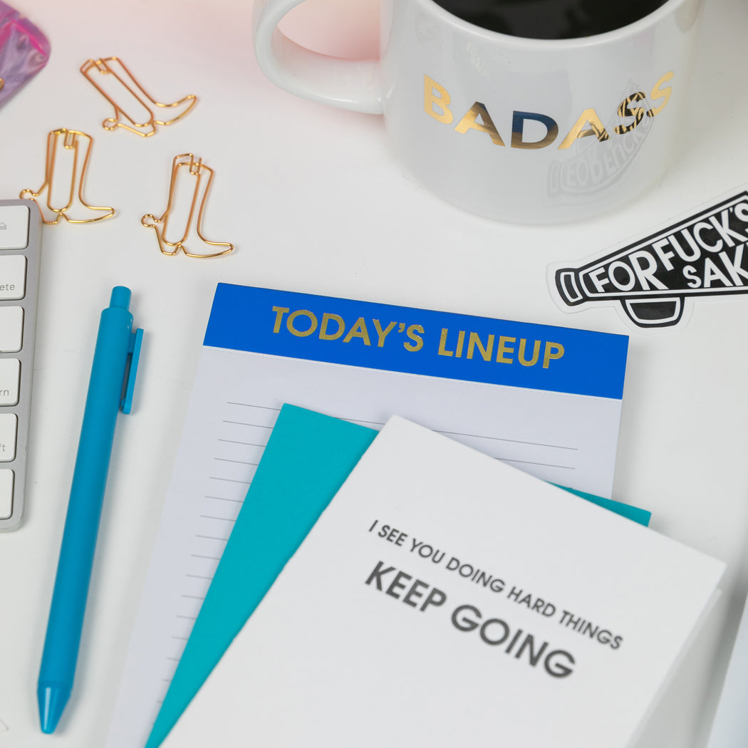 I See You Doing Hard Things, Keep Going - Letterpress Card