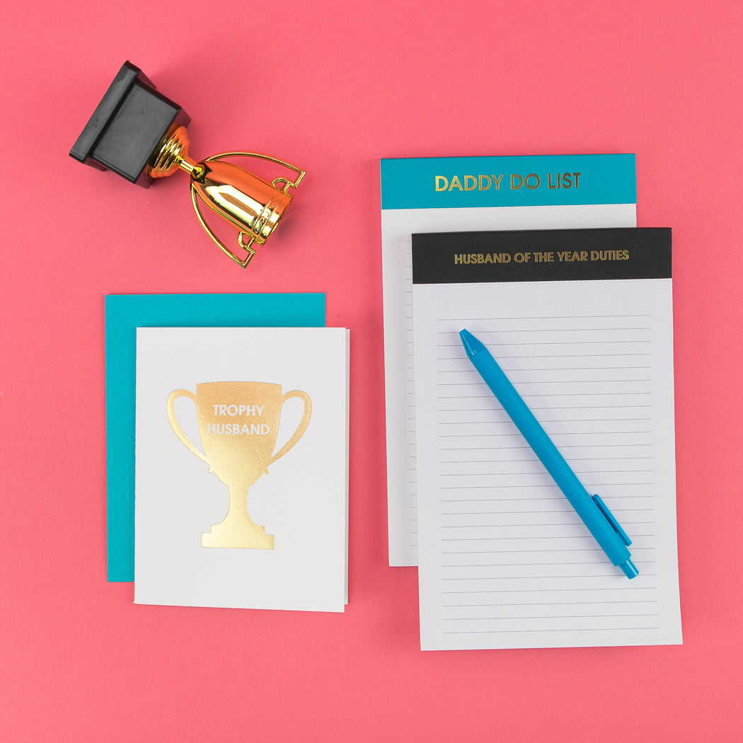 Husband of the Year - Lined Notepad