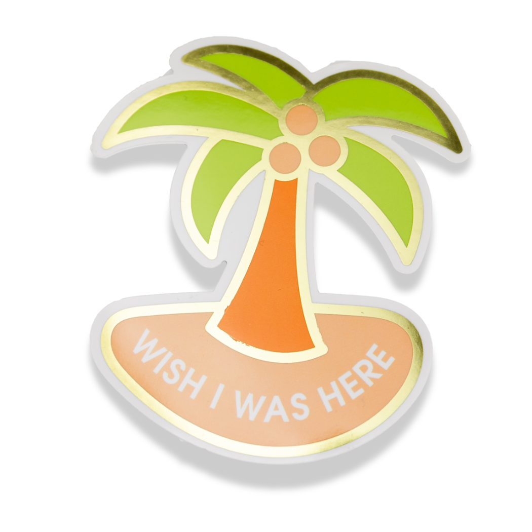 Wish I Was Here - Vinyl Sticker