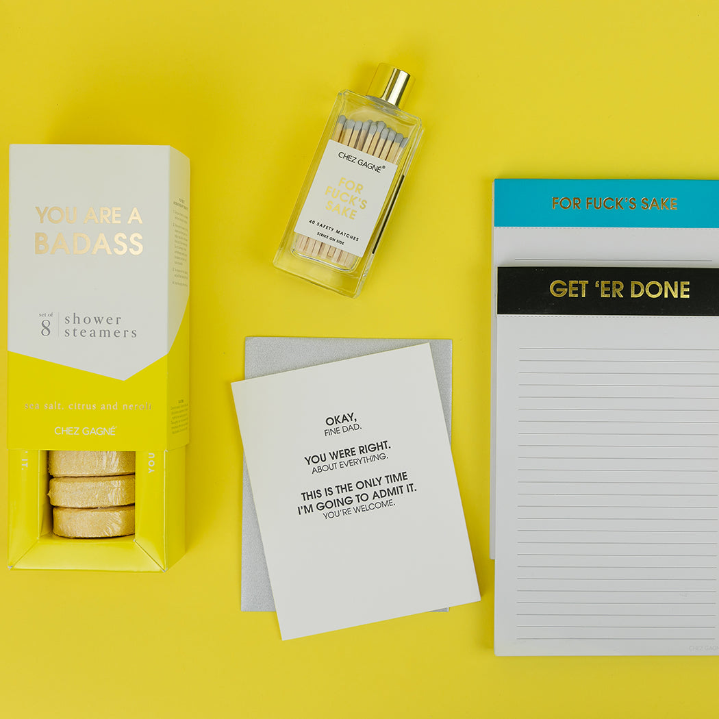 You are A Badass - Shower Steamers - Sea Salt Citrus + Neroli