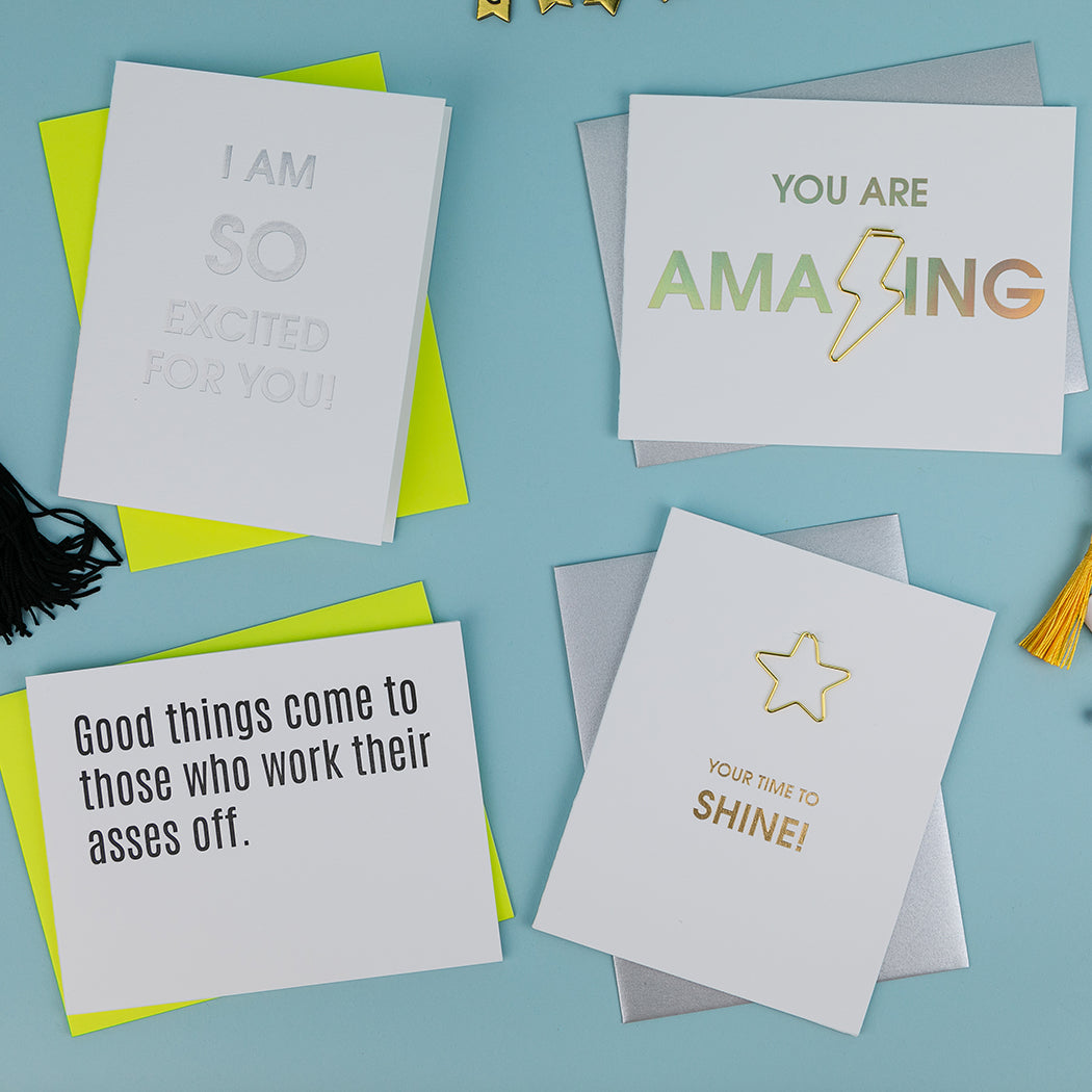 Good Things Come -  Letterpress Card