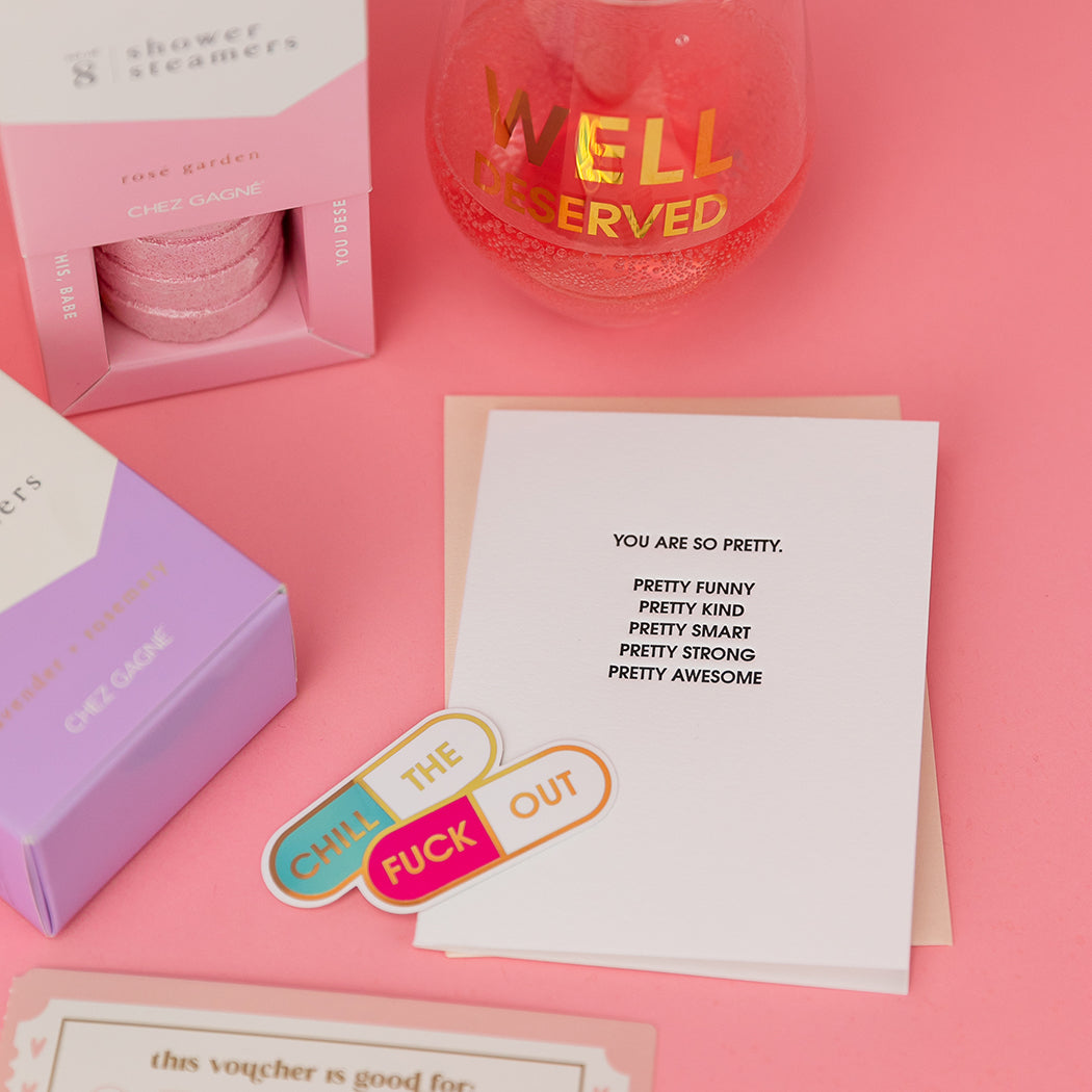 So Pretty Friendship - Letterpress Card