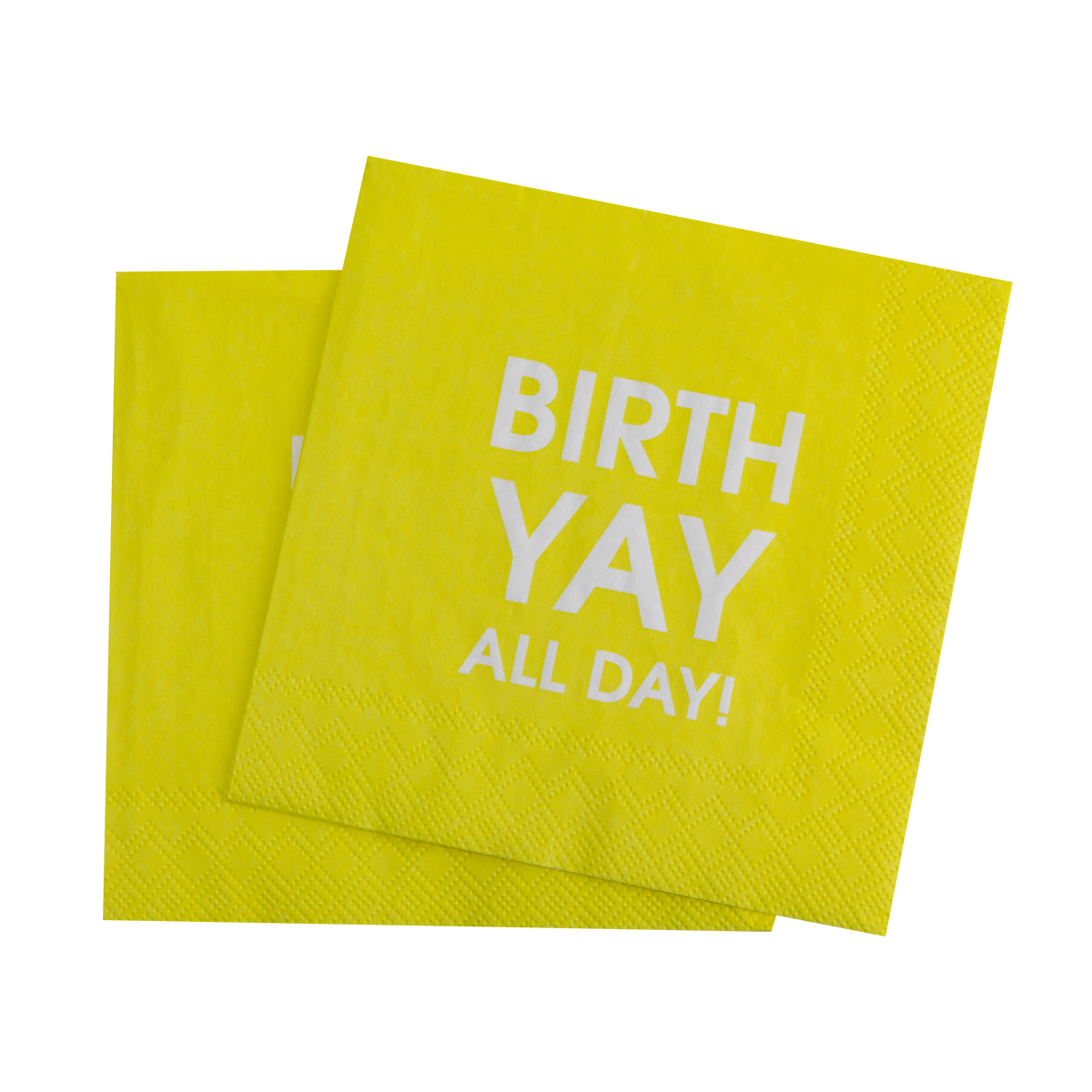 BirthYAY All Day - Cocktail Napkins