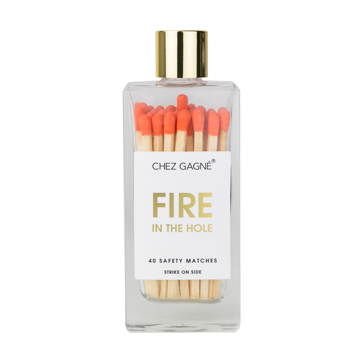 Fire in the Hole - Glass Bottle Safety Matches