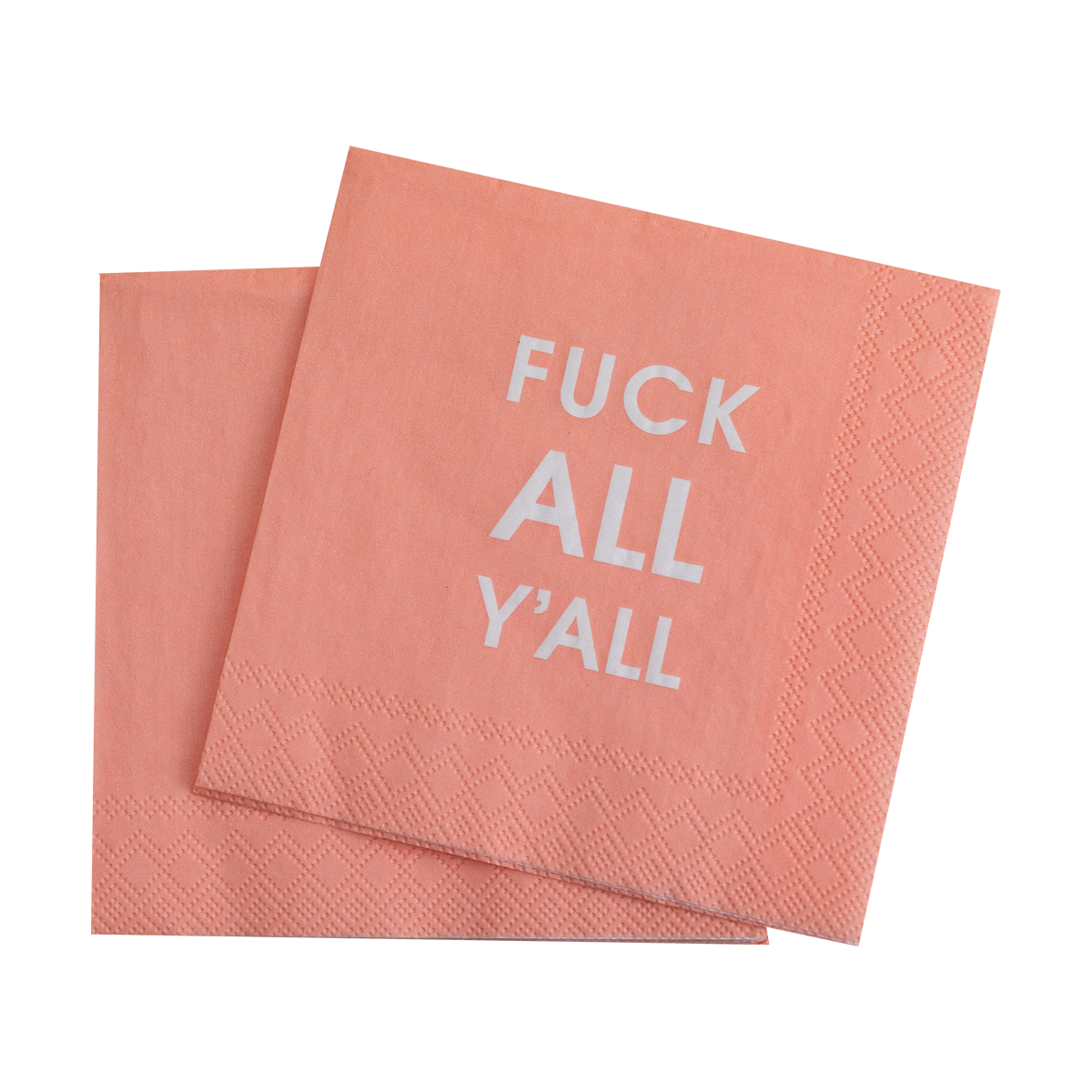 Fuck All Y'all - Cocktail Napkins