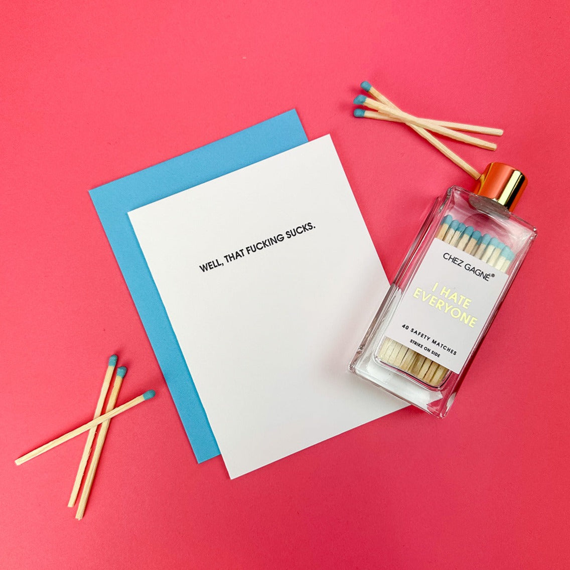 Well That Fucking Sucks - Letterpress Card