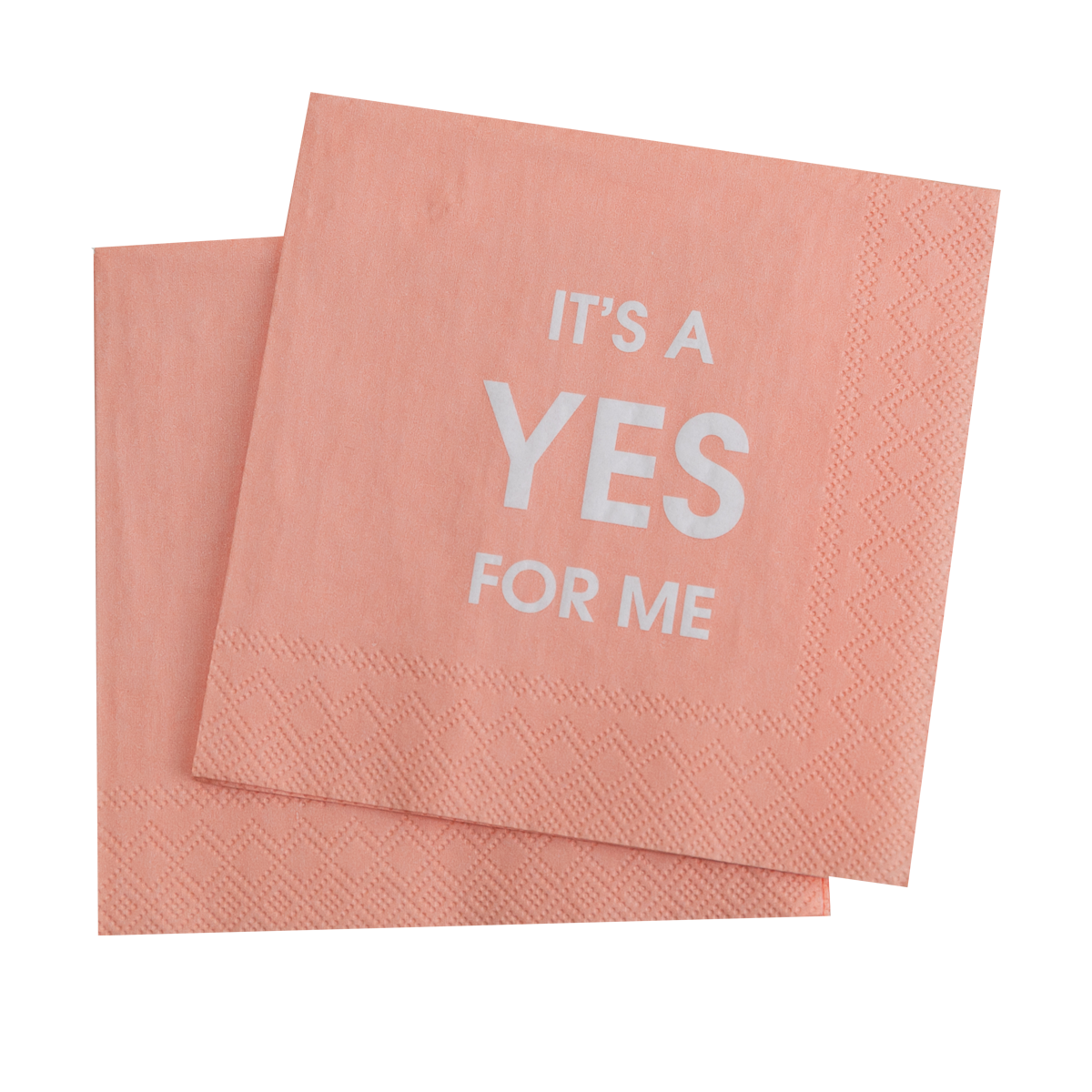 It's A Yes For Me - Cocktail Napkins