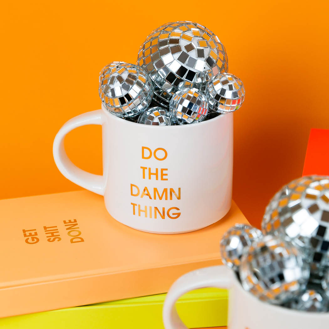 Get Shit Done - Sunset Orange Hardcover Journal