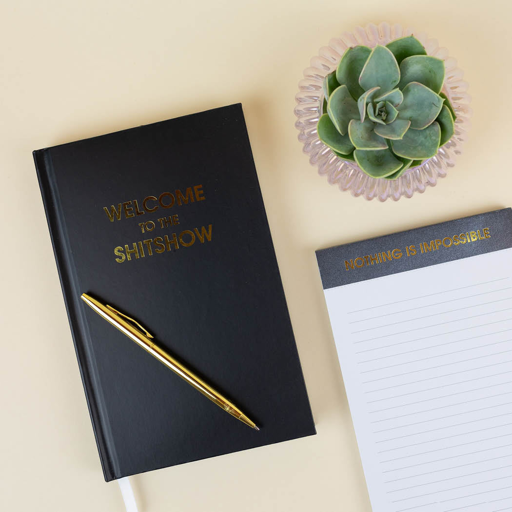 Welcome to the Shitshow - Black Hardcover Journal