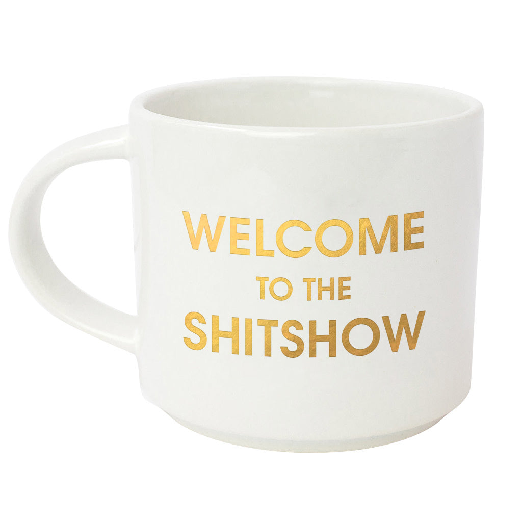 Chez Gagne Chez Gagné Welcome to the Shitshow Metallic Gold Mug