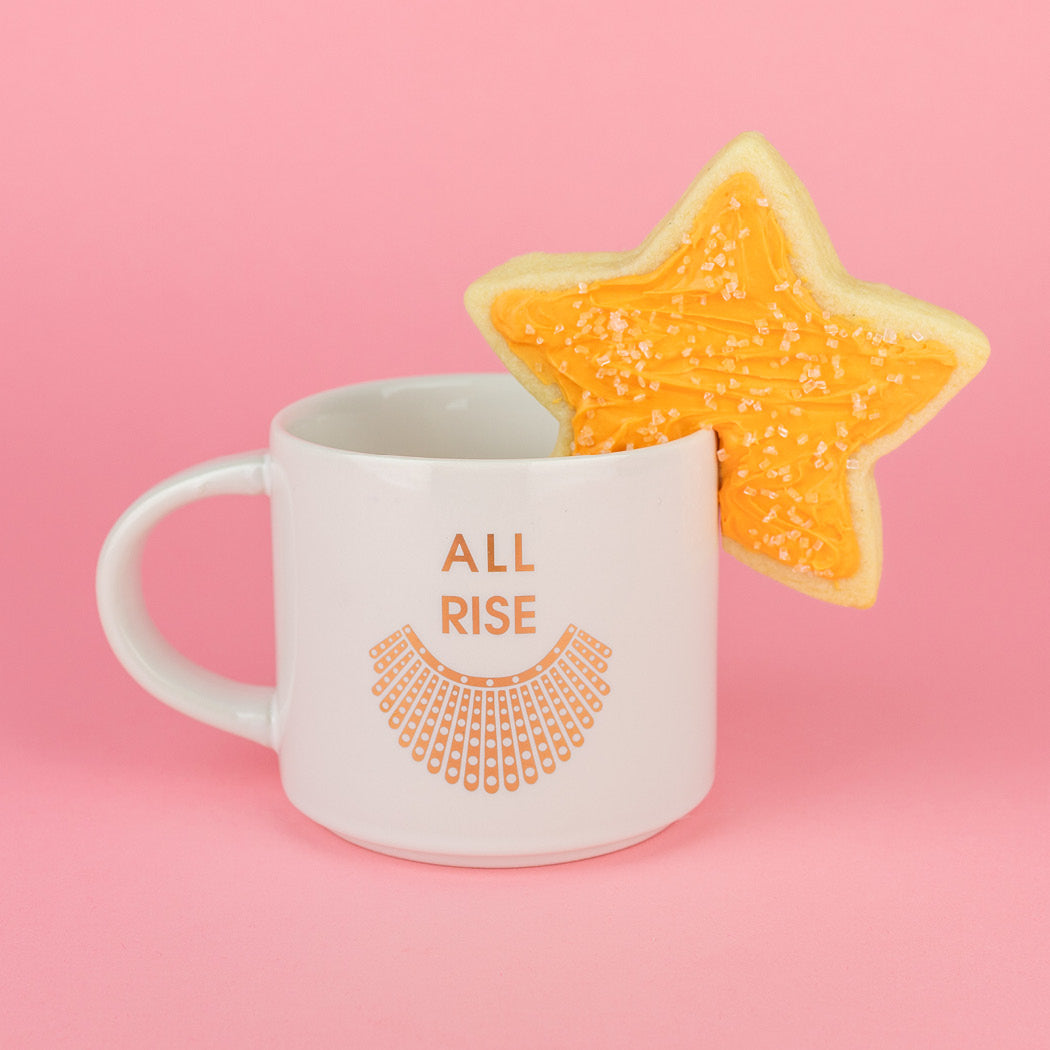 All Rise - RBG Collar Gold Metallic Mug