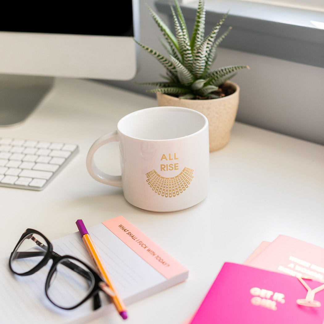 All Rise - RBG Collar Gold Metallic Mug