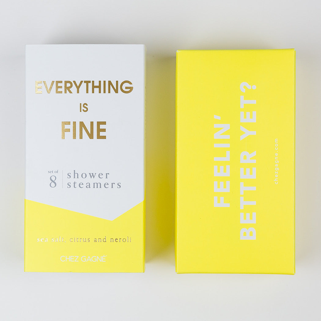 Everything is Fine - Shower Steamers - Sea Salt + Citrus + Neroli