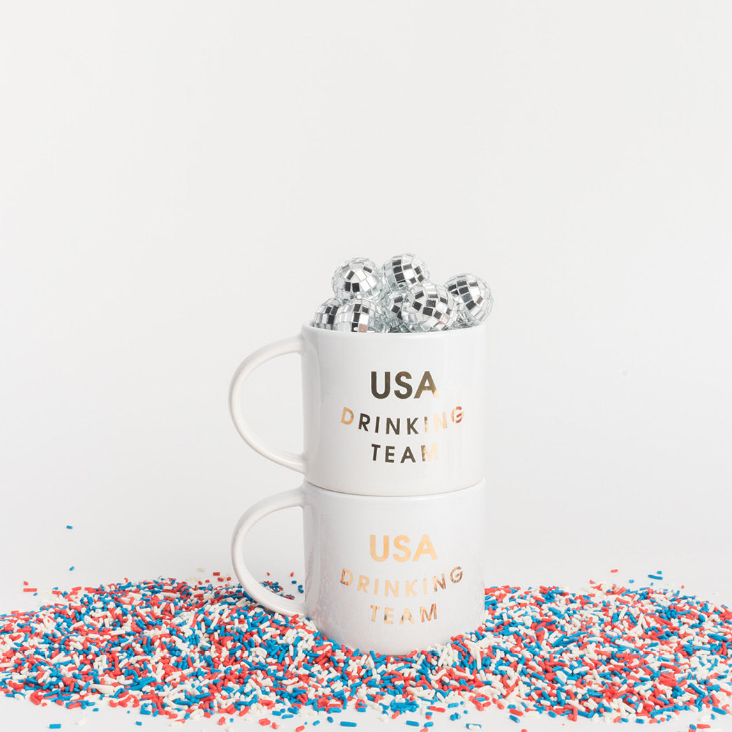 USA Drinking Team Coffee Mug by Chez Gagne