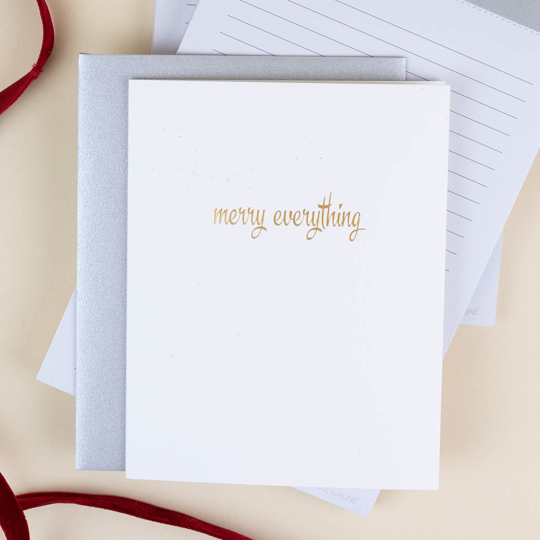 Merry Everything - Letterpress Card