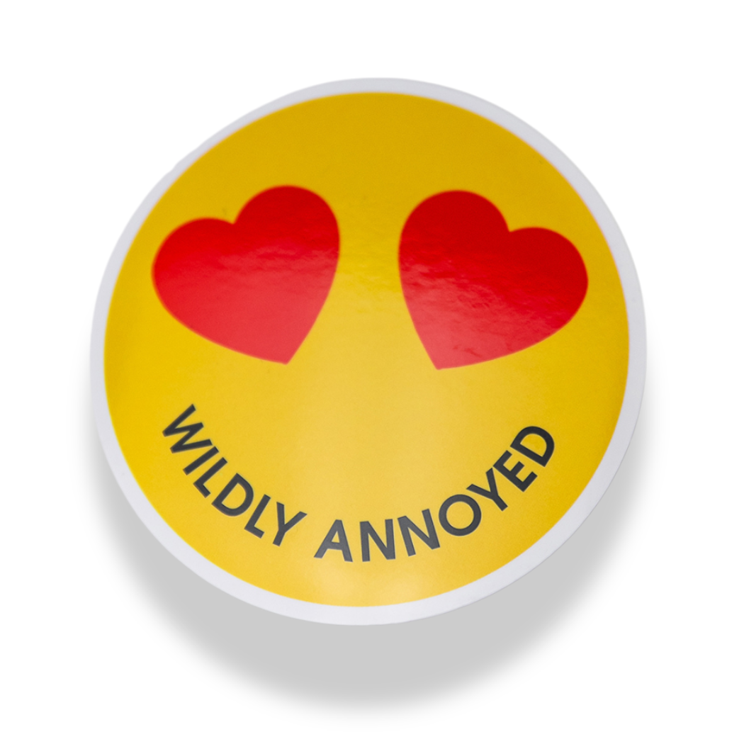 Wildly Annoyed- Vinyl Sticker