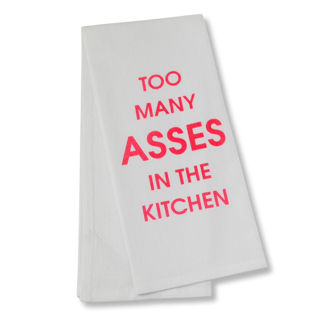 Too Many Asses In The Kitchen - Tea Towels - Thumbnail 2