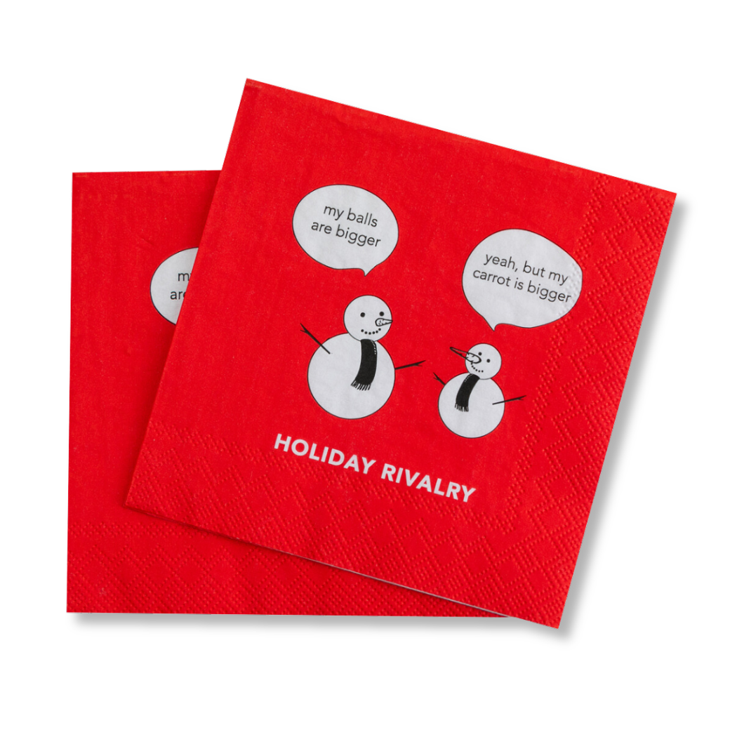 Holiday Rivalry - Cocktail Napkins
