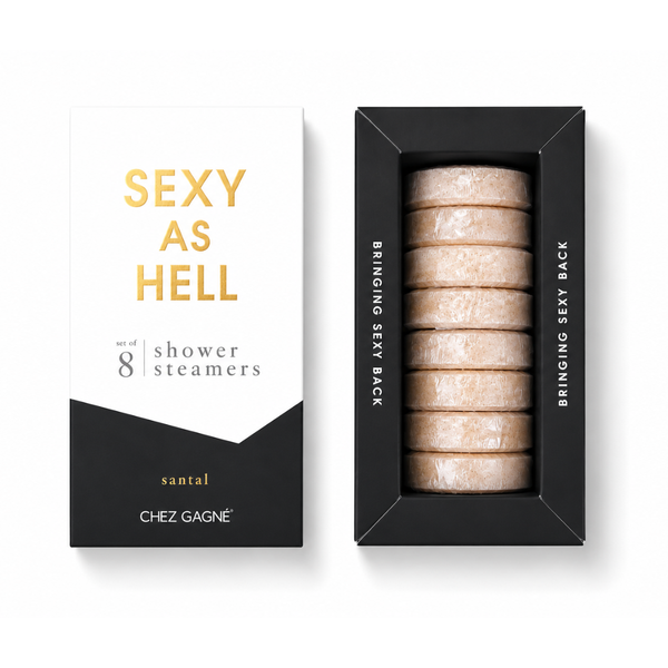 Chez Gagné - Shower Steamers - Sexy As Hell - Santal - Set of 8