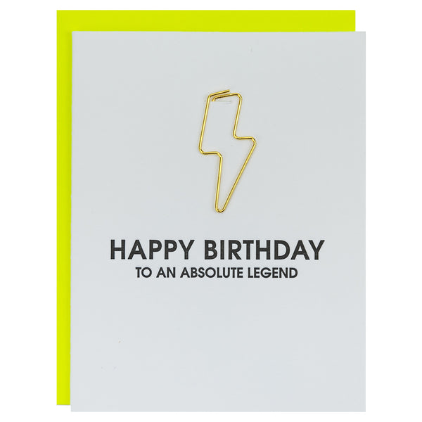 Chez Gagné - Hilarious Letterpress Paperclip Cards - Happy