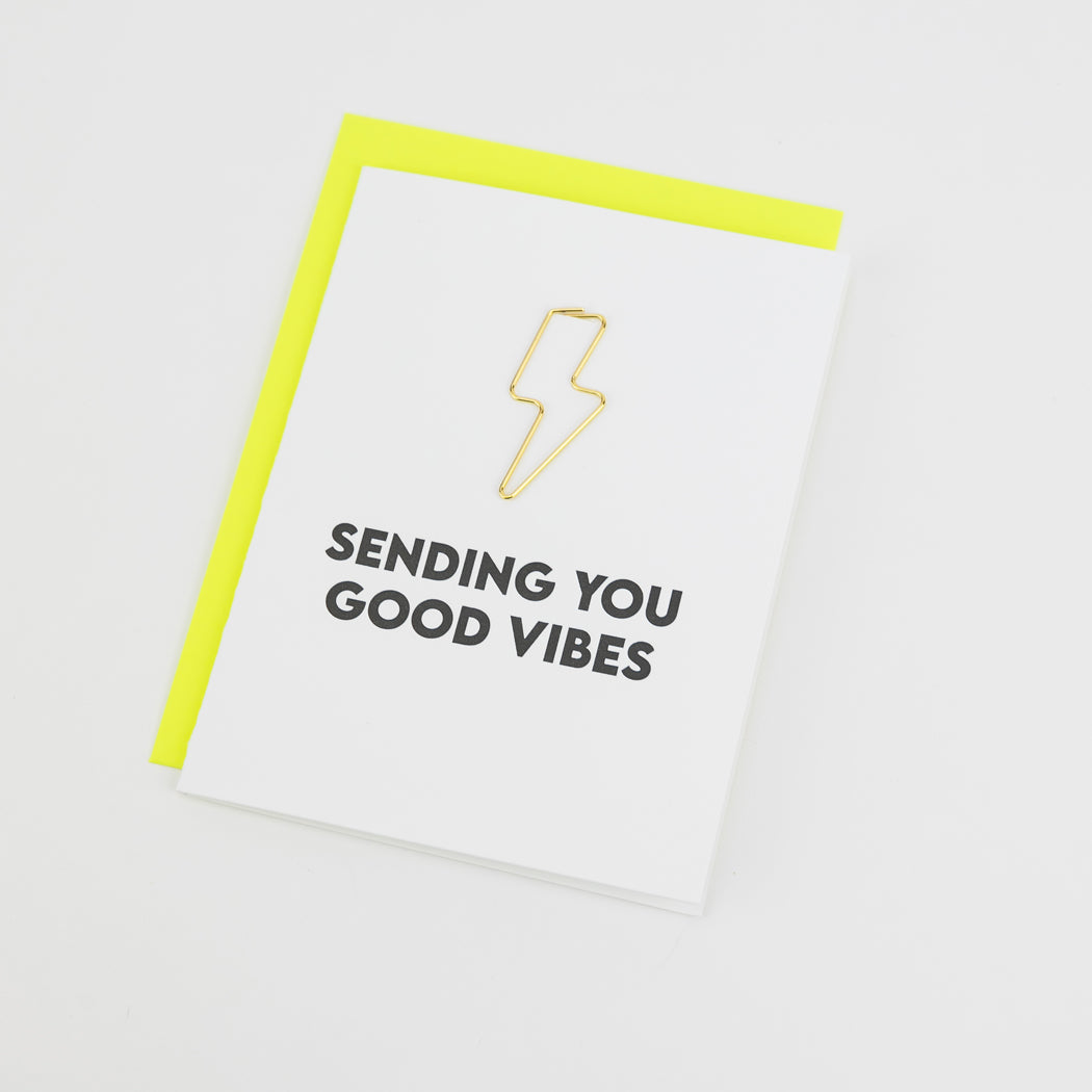 Sending You Good Vibes - Sympathy | Encouragement Card
