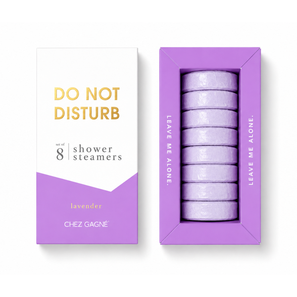 Chez Gagné - Shower Steamers - Do Not Disturb - Lavender - Set of 8