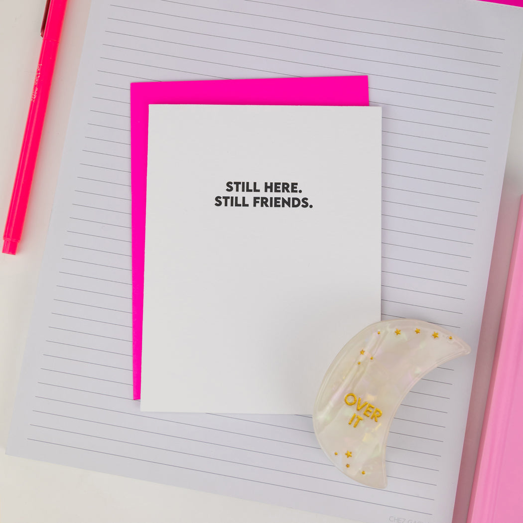 Over It - Crescent Moon - Acetate Hair Claw Clip