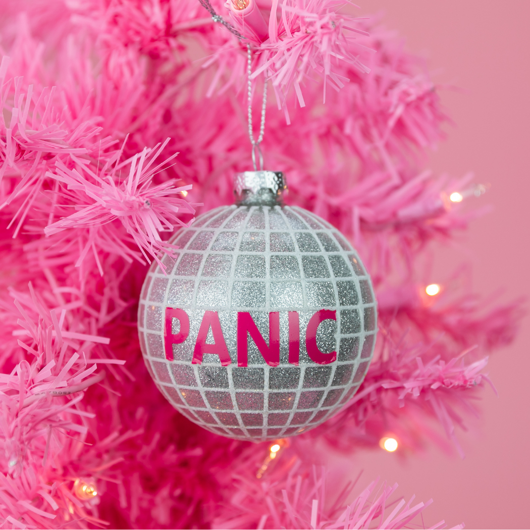 Panic - Disco Ball - Glass Blown Holiday Ornament