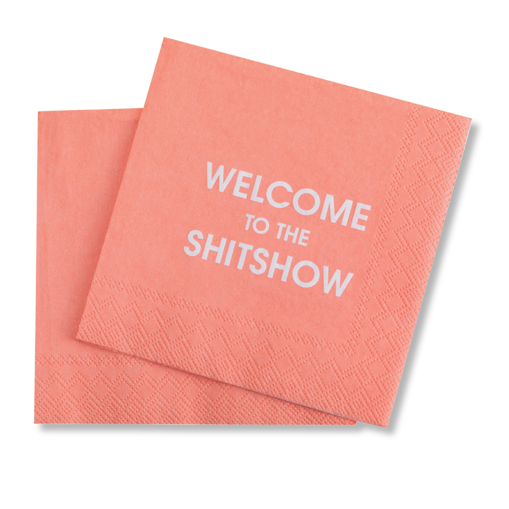 Welcome to the Shitshow - Cocktail Napkins - Thumbnail 2